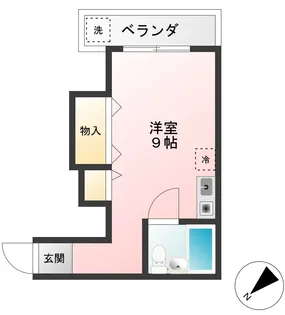 ハイツ小熊【2階】の間取り