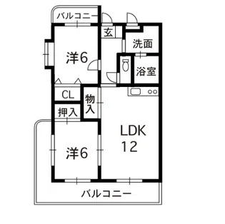 第2渡辺ハイツ【2階】の間取り
