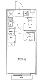 Planetハイツ【2階】の間取り