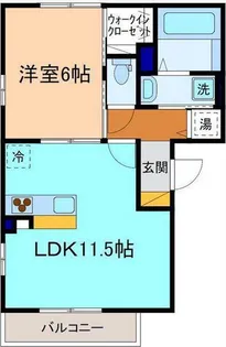 wood valley【2階】の間取り