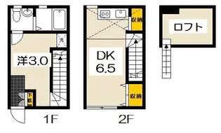 CASA COZY コイン通り【1階】の間取り