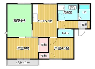 プラドール田代E【1階】の間取り