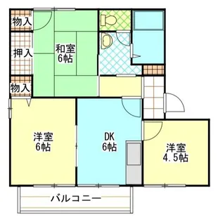 ヴィオラ倉益【1階】の間取り