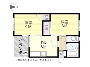 ルモンド大分2【2階】の間取り