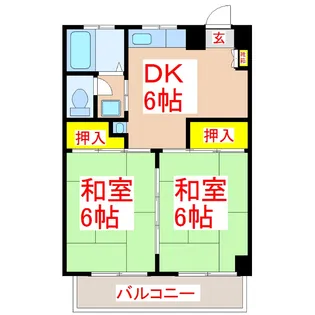 アスカビル【4階】の間取り