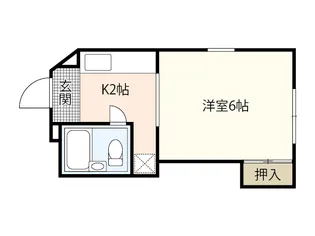 コーポ藤土【4階】の間取り