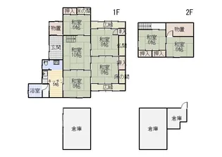 石川県加賀市分校町【一戸建】の間取り