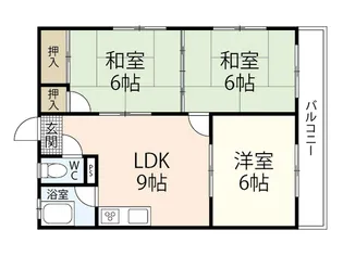仲野マンション【3階】の間取り