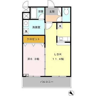 フジスター宜野湾【2階】の間取り
