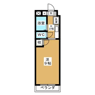 ヤングビレッジMAKI【2階】の間取り