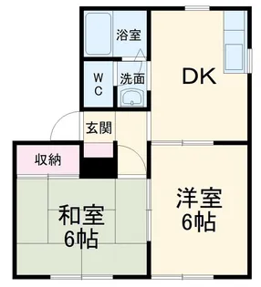 ハイツKATO【2階】の間取り