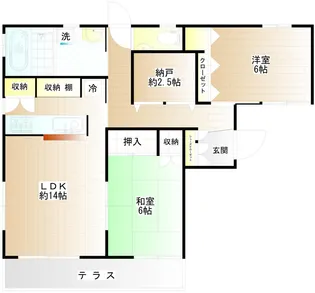 東京都小金井市本町6【一戸建】の間取り
