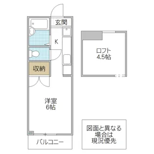 スペースハイツ【1階】の間取り