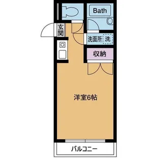リバータウン松枝【3階】の間取り