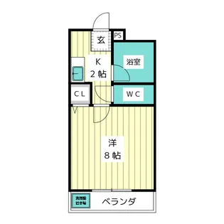 エクシードK【2階】の間取り