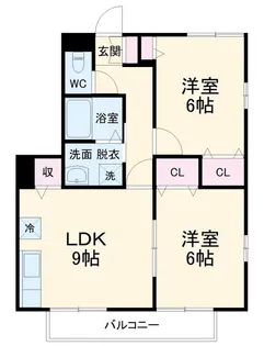 サンガーデン宮本 E【3階】の間取り