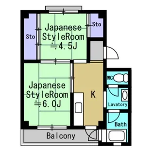 岩手県花巻市高木第20地割【マンション】の間取り