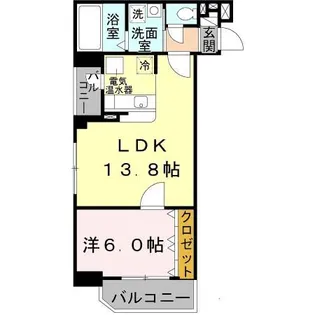 イーストキューブ【3階】の間取り