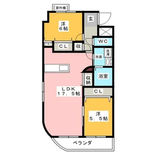 プレジャー弥富【3階】の間取り