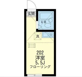 ユナイト寺前コーラルコースト【2階】の間取り