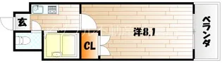 エフズフラッツ古船場【12階】の間取り
