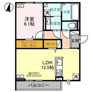 新潟県新潟市中央区女池3【アパート】の間取り