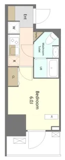 Alivis船橋East【2階】の間取り