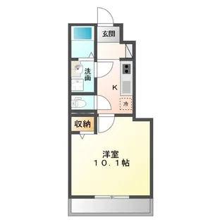 ビバJ・N・S【1階】の間取り