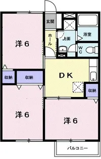 サニーヒルC【2階】の間取り