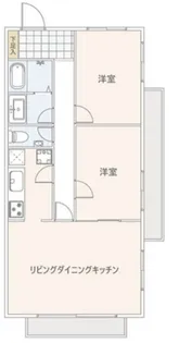 東京都中野区中央2【マンション】の間取り