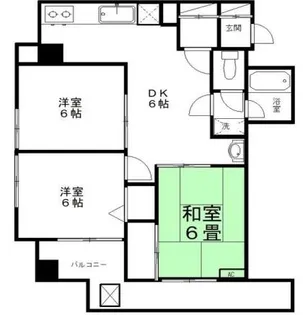 メゾン・ド・レカン【3階】の間取り