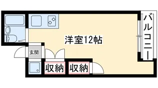 太陽マンション【2階】の間取り