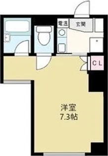 1Kの間取り画像