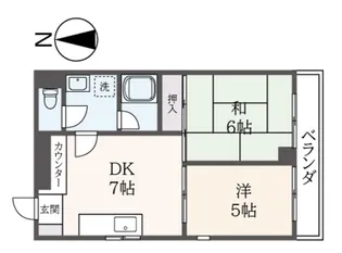 THE SHORE HOUSE【4階】の間取り