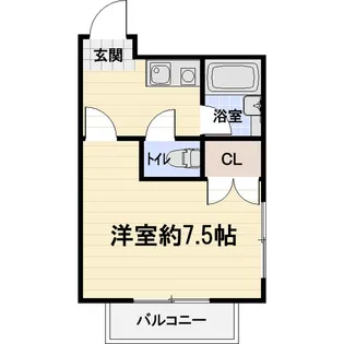 レイクパレスNASUII【1階】の間取り