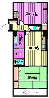埼玉県さいたま市中央区上落合3【マンション】の間取り