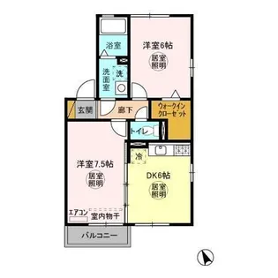 オーベンロープ【2階】の間取り