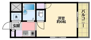 ジョイフル武庫川【1階】の間取り