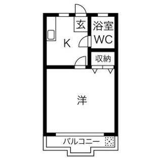 セレソローサA【1階】の間取り