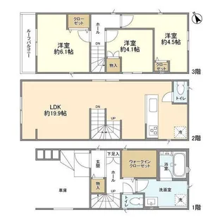 埼玉県さいたま市南区辻2【一戸建】の間取り