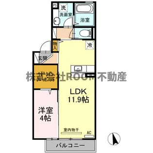 シェリア【2階】の間取り