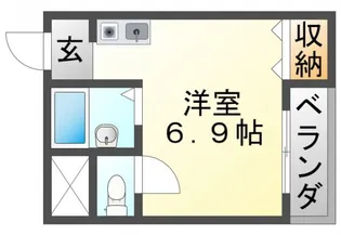 KSコート千里山駅前【3階】の間取り