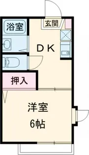 ジュネスヤマモト【2階】の間取り
