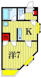 エマノンアパートメントハウス【6階】の間取り