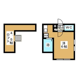 ソレイユ橋本【2階】の間取り