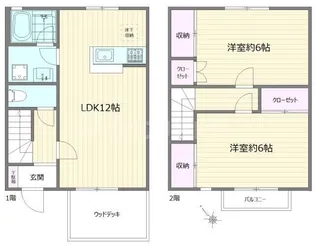 埼玉県さいたま市北区土呂町1【一戸建】の間取り