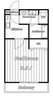 リブリ・道場南【2階】の間取り
