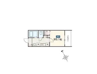 神奈川県海老名市柏ケ谷1【アパート】の間取り