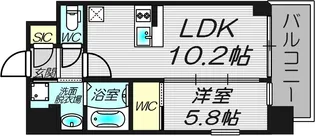 大阪府大阪市淀川区木川東4【マンション】の間取り