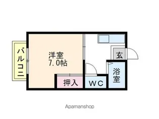 シティムール【1階】の間取り